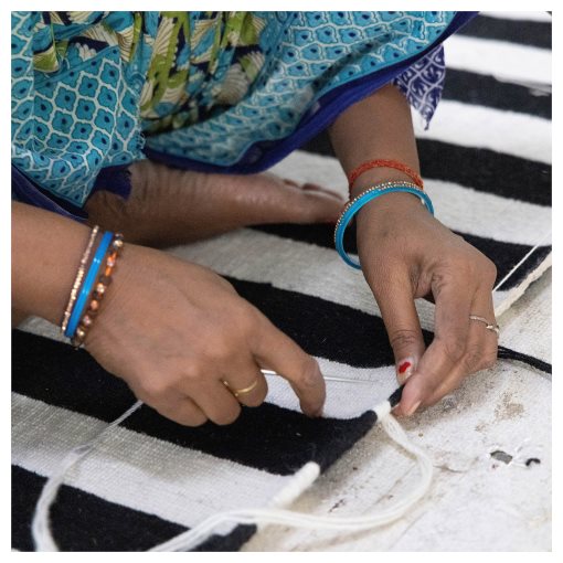 STOCKHOLM 2017, χαλί χειροποίητο/ριγέ χαμηλή πλέξη, 250x350 cm, 803.452.39