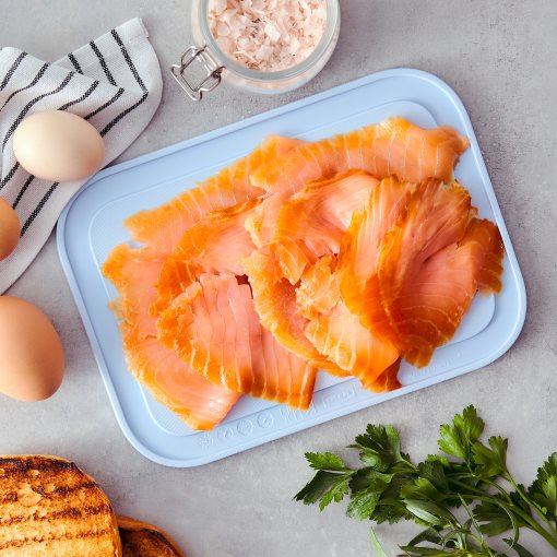 SJÖRAPPORT, cold smoked salmon ASC certified/frozen, 200 g, 803.600.22