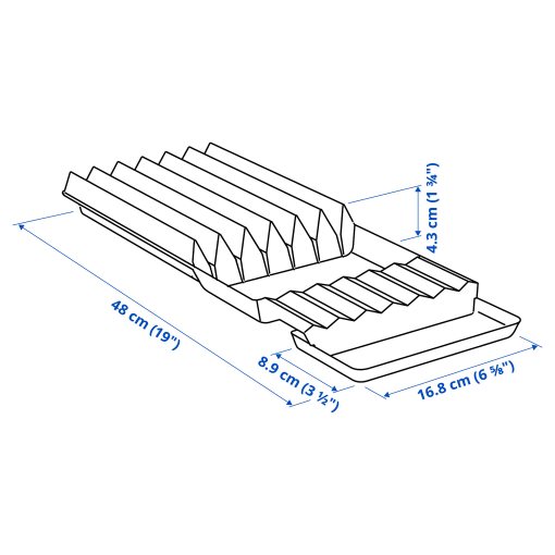 UPPDATERA, knife rack, 20x50 cm, 804.332.07