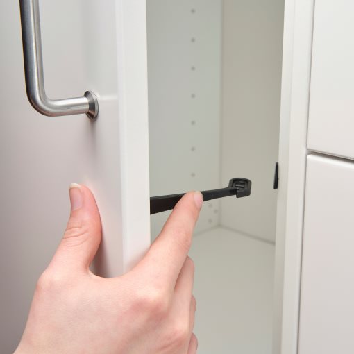 UTRUSTA, lock for kitchen drawers/cabinets, 804.536.10
