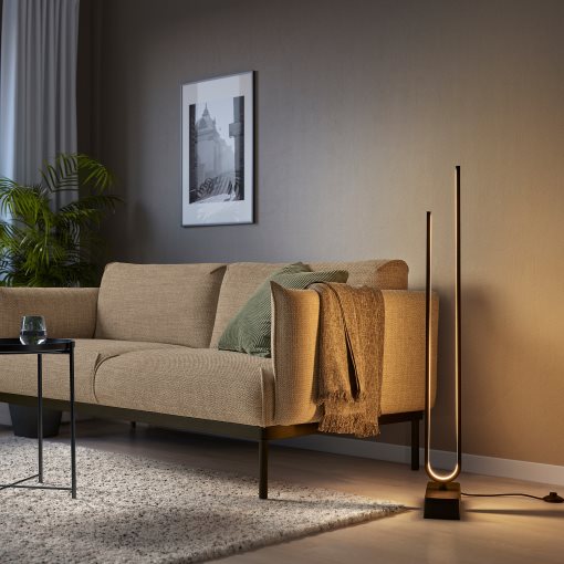 PILSKOTT, smart floor lamp with built-in LED light source, 804.781.30