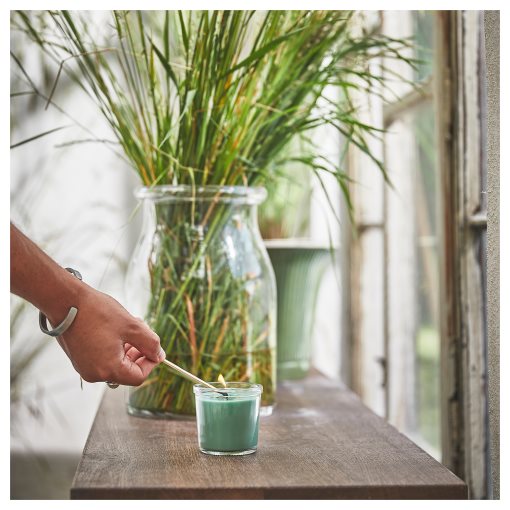 HEDERSAM, αρωματικό κερί σε ποτήρι/γρασίδι, 20 ώρες, 805.023.66