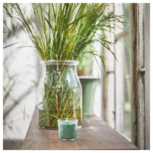 HEDERSAM, αρωματικό κερί σε ποτήρι/γρασίδι, 20 ώρες, 805.023.66