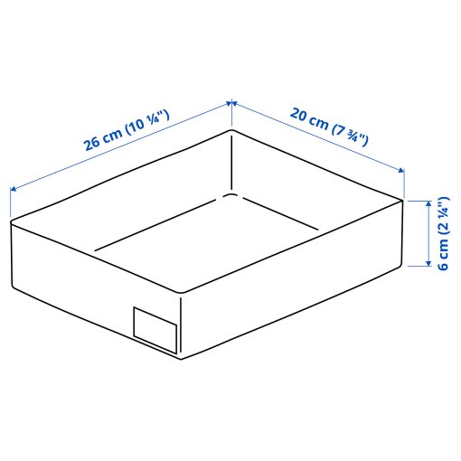STUK, θήκη οργάνωσης, 26x20x6 cm, 805.074.01