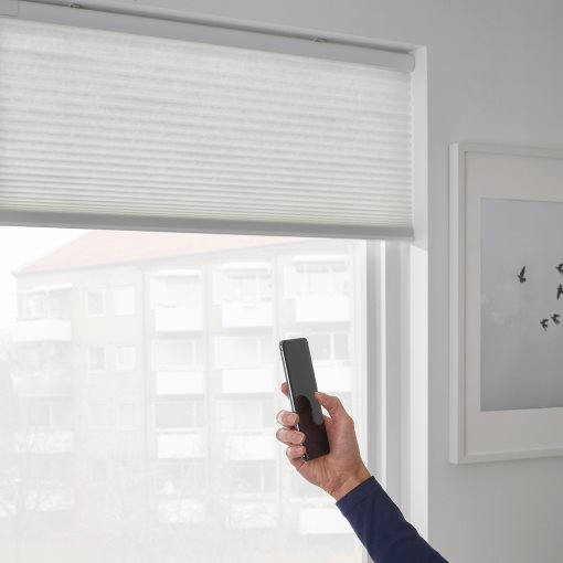 PRAKTLYSING, cellular blind/smart wireless/battery-operated, 60x195 cm, 805.142.51