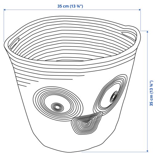 UPPSTÅ, storage bag/braided, 35 cm, 805.295.54