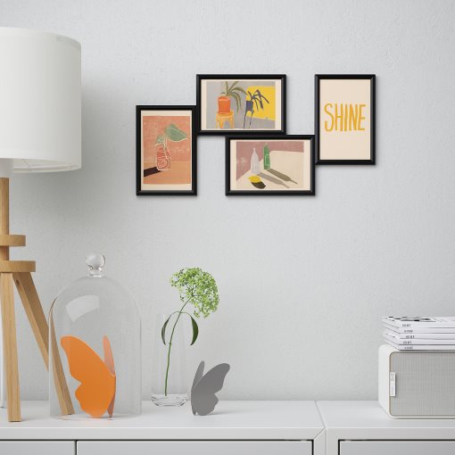 YLLEVAD, καλλιτεχνική κάρτα/Λάμψη, 4 τεμ. 10x15 cm, 805.364.89