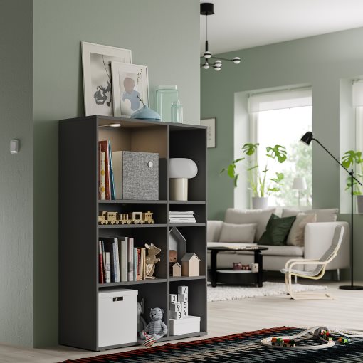 VIHALS, ραφιέρα με 6 ράφια, 95x37x140 cm, 805.429.18