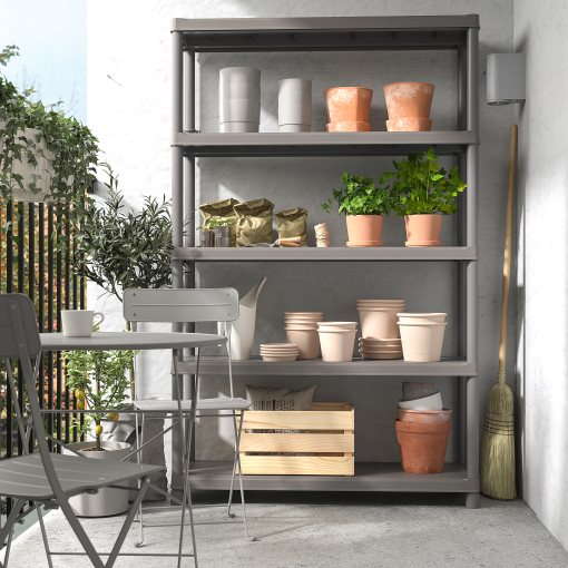RUNMARÖ, shelving unit/in/outdoor, 120x40x188 cm, 805.513.09