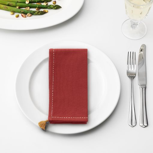 SLÄTTIKA, πετσέτα φαγητού, 2 τεμ. 40x40 cm, 805.517.38