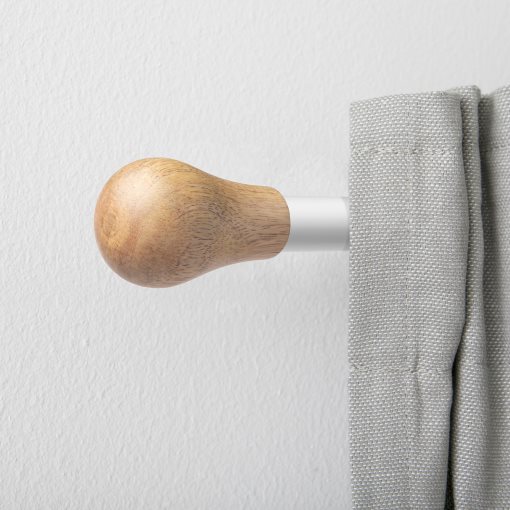 VITSKRÅP, finials/wood, 1 pair, 805.612.66