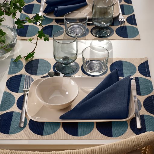 SNÖKRABBA, πετσέτα φαγητού, 4 τεμ. 35x35 cm, 805.646.51