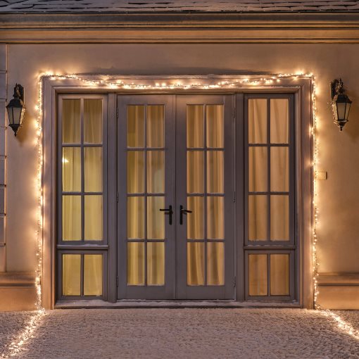 STRÅLA, γιρλάντα με ενσωματωμένο φωτισμό LED/400 λαμπτήρες/εξωτερικού χώρου, 805.831.74