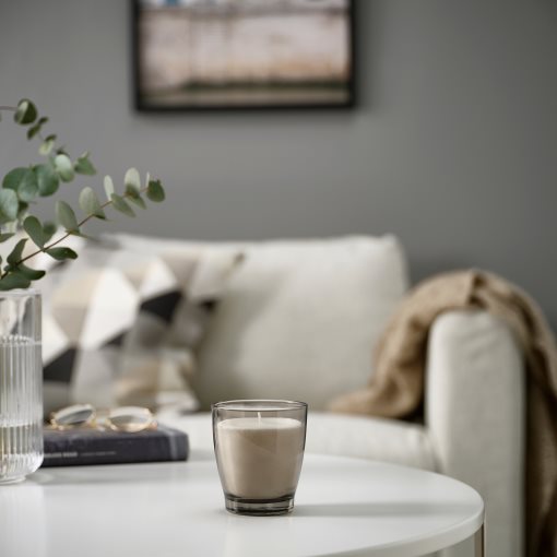 LINDLÖNNSKOG, αρωματικό κερί σε ποτήρι/βανίλια, 50 ώρες, 805.857.81