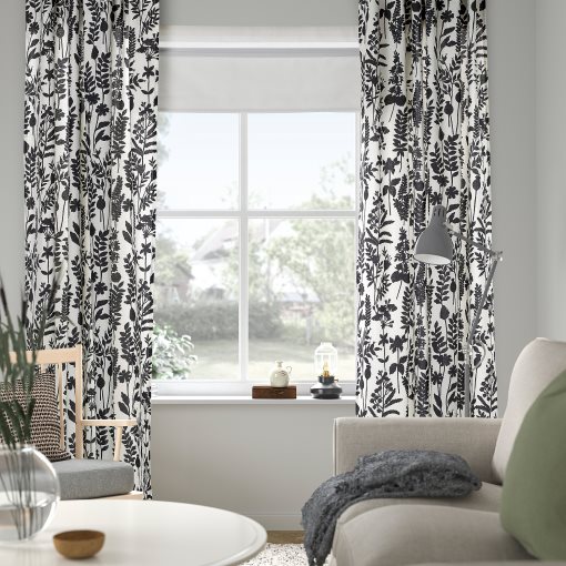 ROTVECKLARE, curtains 1 pair, 145x300 cm, 805.875.01