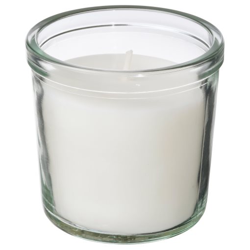 TRÅDCYPRESS, scented candle in glass/Fresh linen, 20 hr, 805.981.04