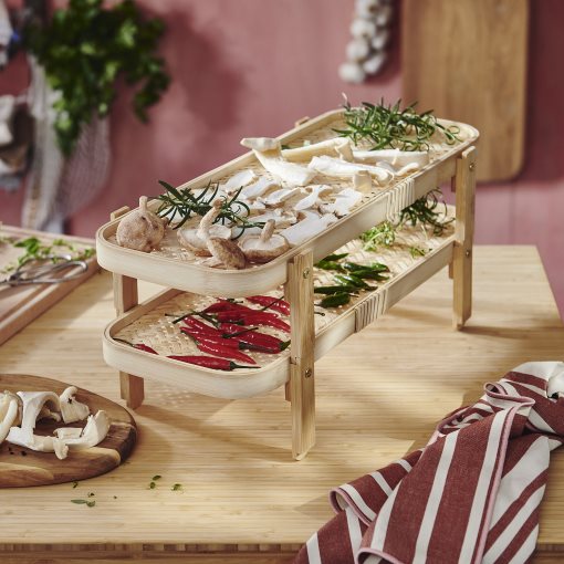 KÖSSEBÄR, ράφι αποξήρανσης τροφίμων, 2 επίπεδα, 46x21x22 cm, 805.992.74