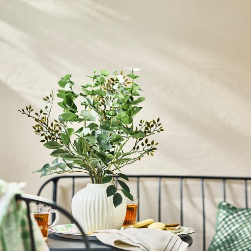 SMYCKA, τεχνητή ανθοδέσμη εσωτ./εξωτ. χώρου/ευκάλυπτος, 60 cm, 806.062.60