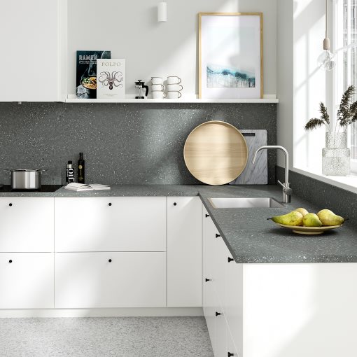 EKBACKEN, πάγκος κουζίνας, 246x2.8 cm, 806.090.13