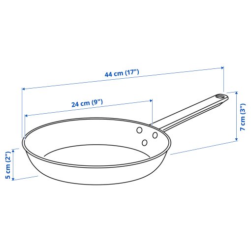 GULDÖRING, frying pan with non-stick coating, 24 cm, 806.094.71