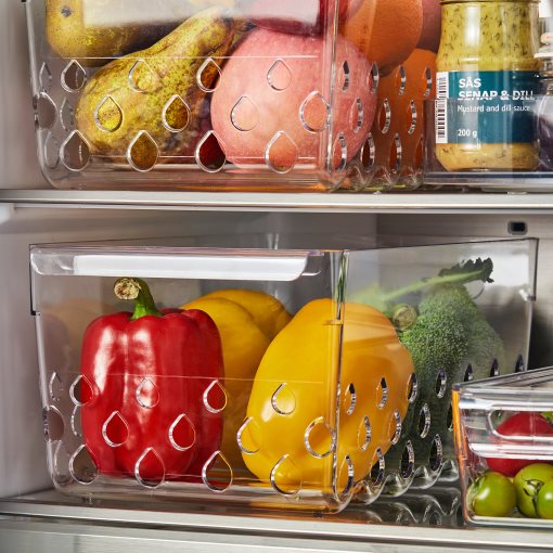 KLIPPKAKTUS, καλάθι αποθήκευσης για ψυγείο, 30x19x14 cm, 806.109.93