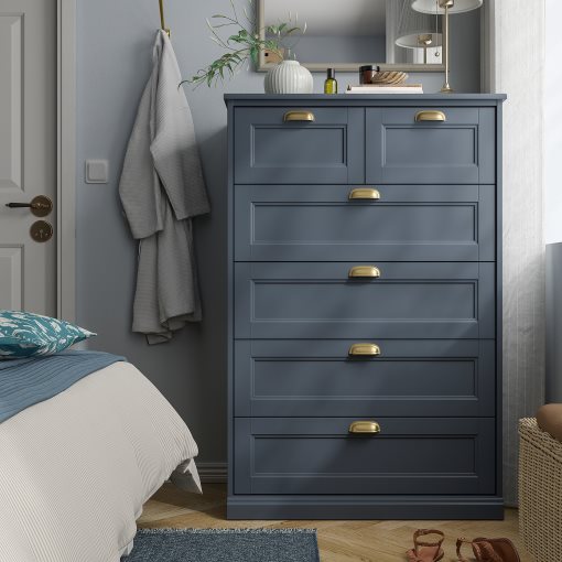FÅGELFJÄLLET, chest of 6 drawers, 82x51x123 cm, 806.116.38