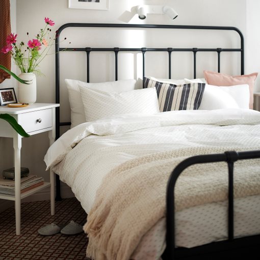 BANDKNIPPE, παπλωματοθήκη και μαξιλαροθήκη, 150x200/50x60 cm, 806.216.23