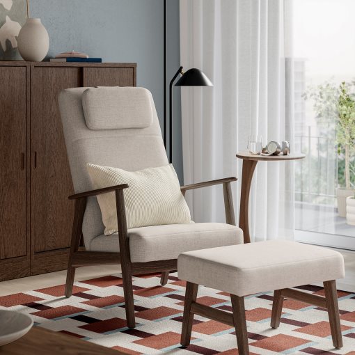 EKENÄSET, high-back armchair, 806.243.77