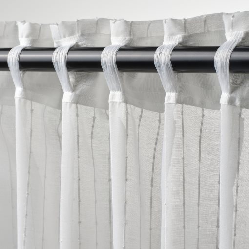 MATILDA, διαφανής κουρτίνα με τρέσα, 2 τεμ. 145x280 cm, 806.293.08