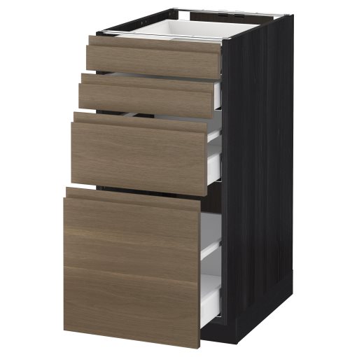 METOD/MAXIMERA, base cabinet 4 fronts/4 drawers, 891.317.19