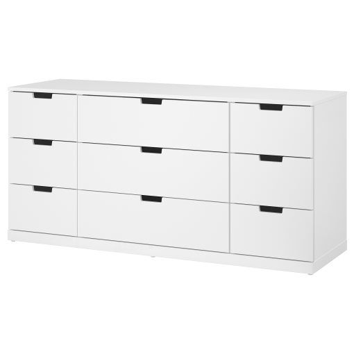 NORDLI, chest of 9 drawers, 160x76 cm, 892.395.07