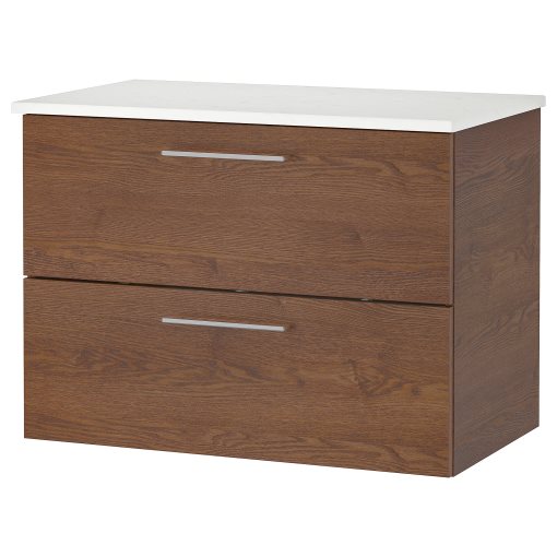 GODMORGON/TOLKEN, wash-stand with 2 drawers, 893.053.33