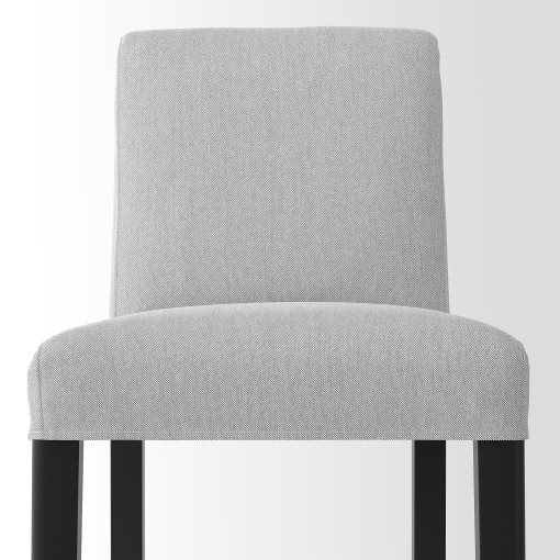 BERGMUND, σκαμπό μπαρ με πλάτη, 62 cm, 893.881.73