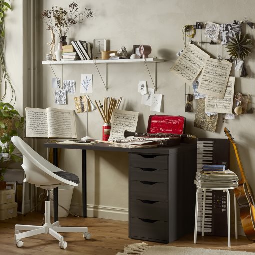 LAGKAPTEN/ALEX, desk, 120x60 cm, 894.170.57
