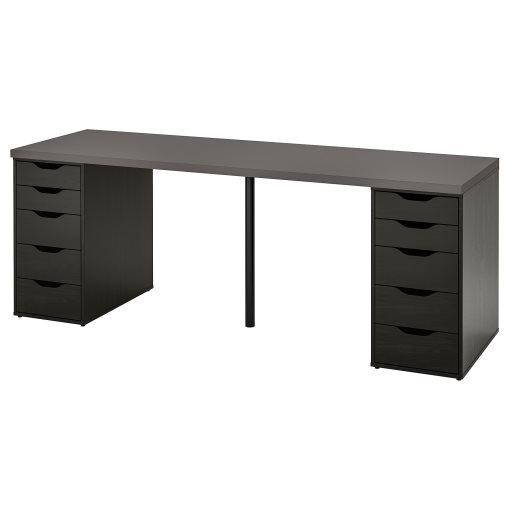 LAGKAPTEN/ALEX, desk, 200x60 cm, 894.175.71