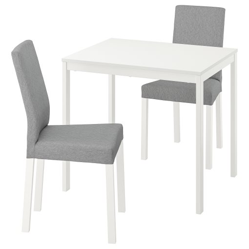 VANGSTA/KATTIL, table and 2 chairs, 80/120 cm, 894.287.58