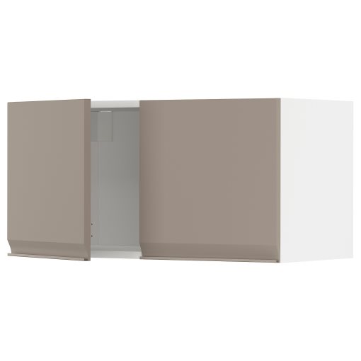 METOD, wall cabinet with 2 doors, 80x40 cm, 894.923.20