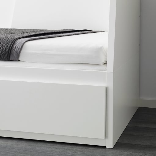 FLEKKE, day-bed with 2 drawers/2 mattresses, 80x200 cm, 894.959.36