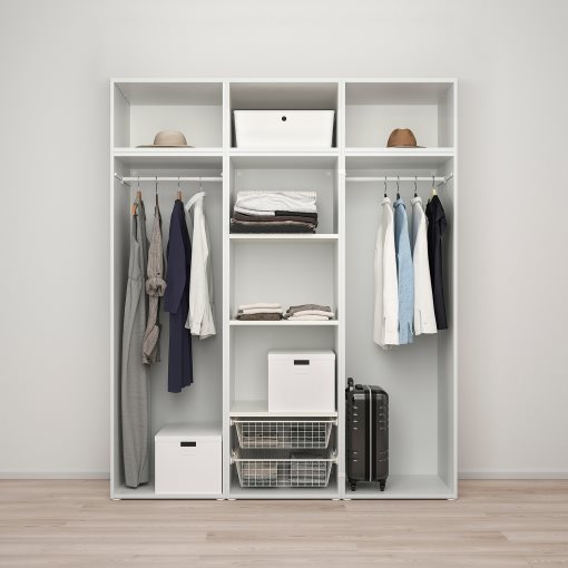 PLATSA, wardrobe with 6 doors, 180x57x221 cm, 895.007.68