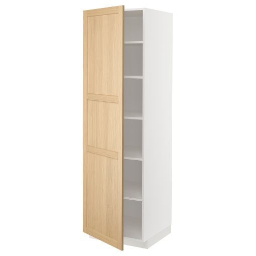 METOD, high cabinet with shelves, 60x60x200 cm, 895.094.10