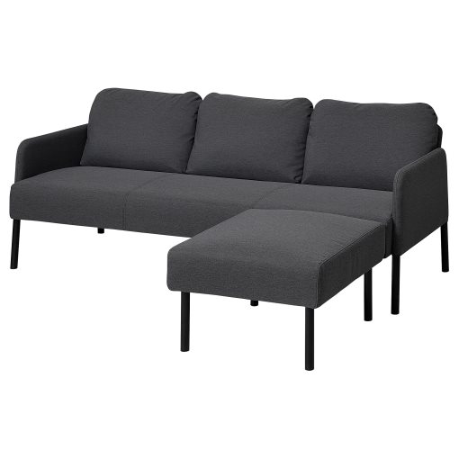 GLOSTAD, 3-seat sofa with chaise longue, 895.426.69