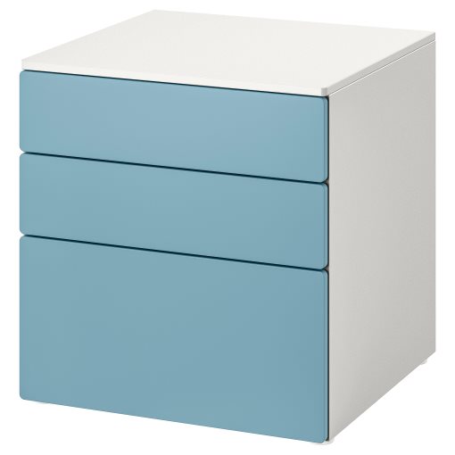 SMASTAD/PLATSA, chest of 3 drawers, 60x57x63 cm, 895.429.28