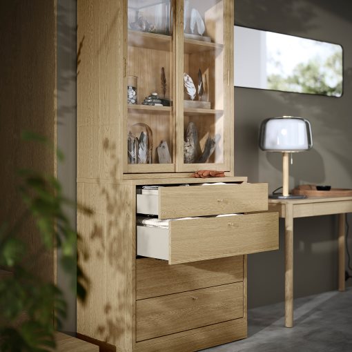 TONSTAD, σύνθεση αποθήκευσης με συρτάρια, 82x47x210 cm, 895.478.79