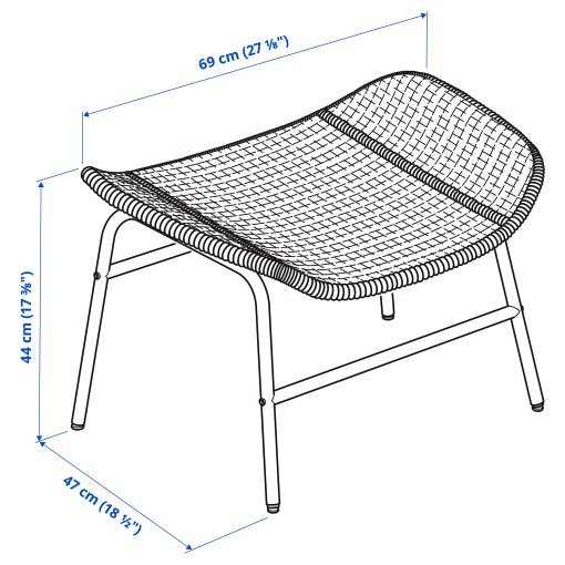 FRYKSAS, footstool, 895.631.62