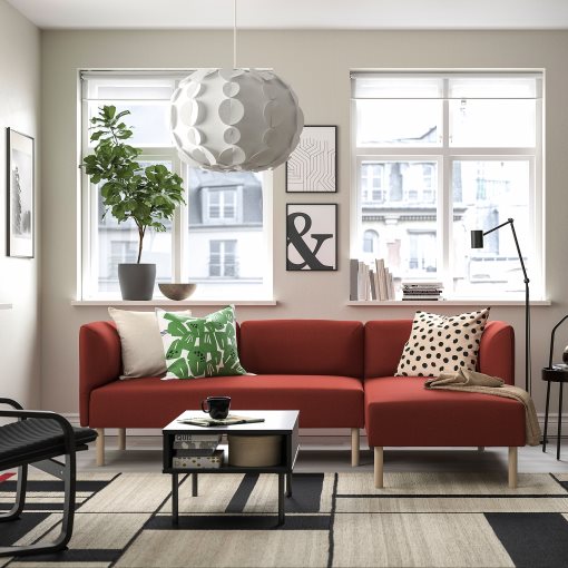 LILLEHEM, 3-seat modular sofa with chaise longue, 895.682.92