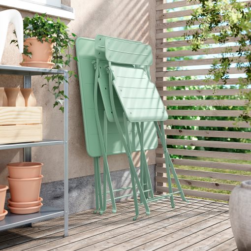 SUNDSÖ, table and 2 folding chairs/outdoor, 65x65 cm, 895.730.24