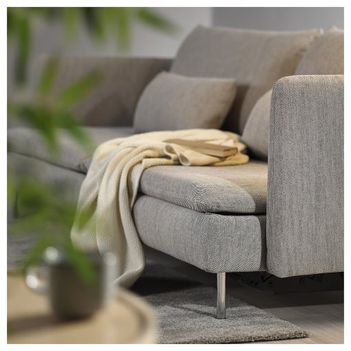 SÖDERHAMN, 3-seat sofa-bed with armrests, 895.800.67