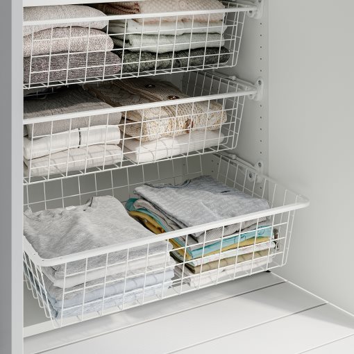ALTARLIDEN, wire basket with pull-out rail, 60x42 cm, 896.039.50