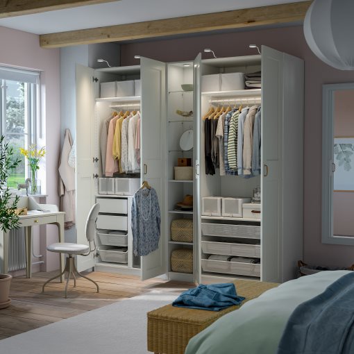 PAX/GRIMO, wardrobe combination, 235x60x236 cm, 896.072.98