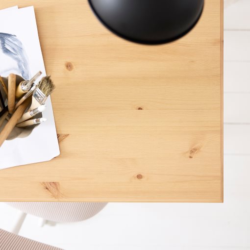 BOLLPOJKE/BLECK, γραφείο και καρέκλα, 896.221.33